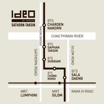 ขายคอนโดไอดีโอ สาทร-ตากสิน 34.45 ตารางเมตร ชั้น14 ห้องมุม มีผู้เช่า12,000/เดือน