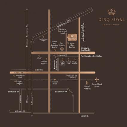 ขายบ้านเดี่ยว 3 ชั้น 120 ตารางวา โครงการ แซงค์ รอยัล กรุงเทพกรีฑา CINQ ROYAL Krungthep Kreetha 