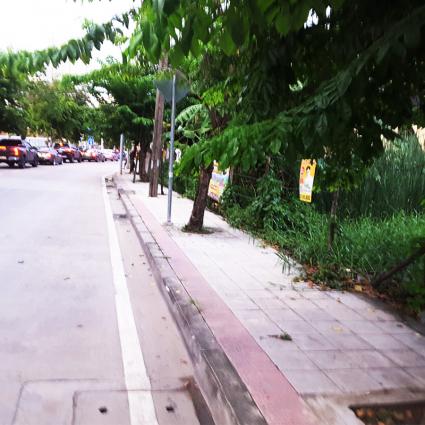 ขายที่ดินเปล่า 222 ตารางวา ติดถนนสวนผัก ใกล้ร้านอาหารเฮือนลำพูน