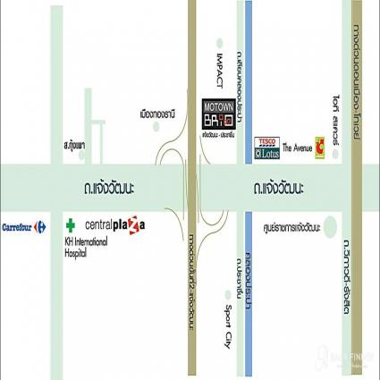 ขายทาวน์โฮม 3 ชั้น 34.2 ตารางวา ม.โมทาวน์ บริโอ้ แจ้งวัฒนะ-ประชาชื่น หลังริม