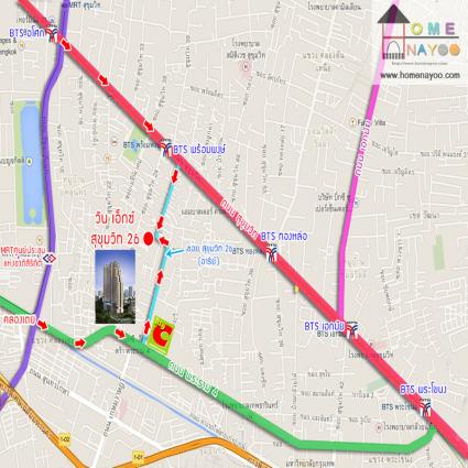 ขายคอนโด วัน เอ็กซ์ สุขุมวิท26 (Condo One X Sukhumvit 26) ขนาด 35.22 ตารางเมตร ชั้น19