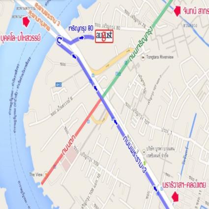 ขายคอนโดออกัสท์ พระราม3 – เจริญกรุง80 ขนาด 44.15 ตารางเมตร ชั้น7 ตึกD