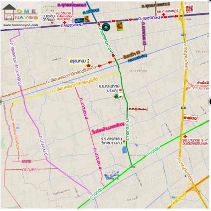 ขายตึกแถว3ชั้น 16 ตารางวา ม.อรุณทอง2 เพชรเกษม69