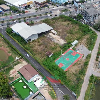 ขายที่ดิน 3-3-99.7 ไร่ ซ.เทียนทะเล12 ติดถนนบางขุนเทียน ผังสีม่วง
