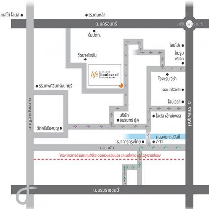 ขายบ้านเดี่ยว 50.3 ตารางวา โครงการไลฟ์ บางกอก บูเลอวาร์ด ราชพฤกษ์-ปิ่นเกล้า 