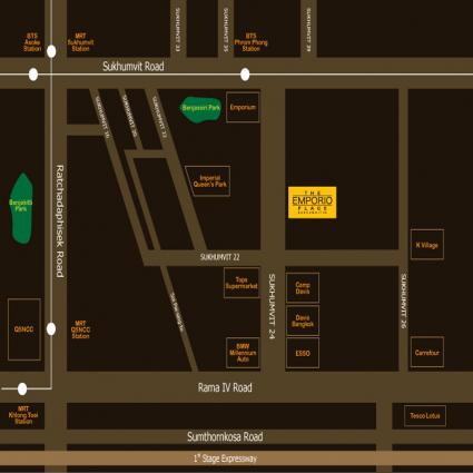 ขายหรือให้เช่า คอนโดดิเอ็มโพริโอเพลส THE EMPORIO PLACE 65.35 ตารางเมตร ตึกB ชั้น12