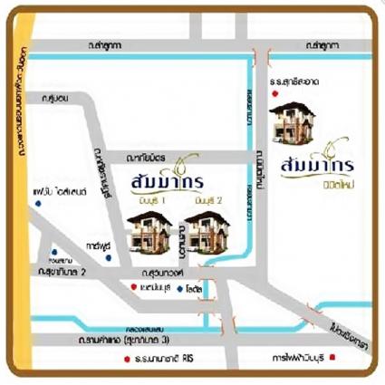 ขายบ้านเดี่ยว 54 ตารางวา ม.สัมมากร มีนบุรี 