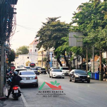 ขายตึก5ชั้น 39.6ตรว. ด้านหน้าติดถนนพระสุเมรุ ด้านหลังติดคลอง