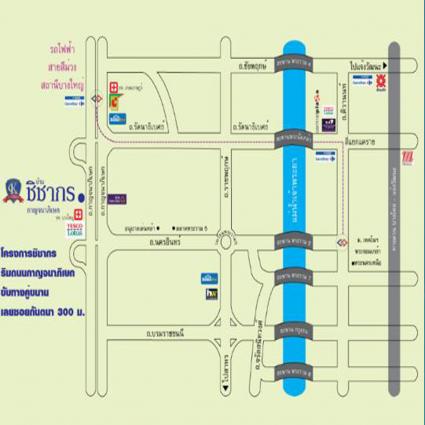 ขายบ้านเดี่ยว 56.9 ตารางวา ม.ชิชากร2 ถ.กาญจนาภิเษก หลังริม