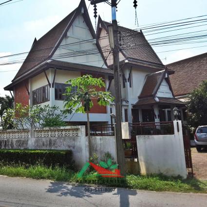ขายบ้านทรงไทยประยุกต์ริมน้ำ ขนาด 1-0-42 ไร่  ซ.หอมเกร็ด18 สามพราน