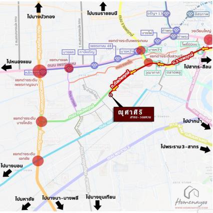 ขายบ้านเดี่ยว 120.1 ตารางวา โครงการณุศาศิริ สาทร-วงแหวน