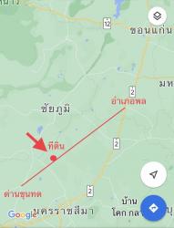 ขายที่ดิน 6-3-59 ไร่  ติดคลอง2ด้าน อยู่บนทางหลวง 2369 โคราช