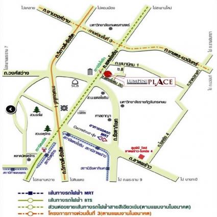 ขายคอนโดลุมพินีเพลส รัชโยธิน 30.12 ตารางเมตร ชั้น2 ตึกA