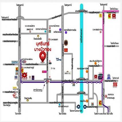 ขายทาวน์เฮ้าส์ 18 ตารางวา ม.บุศรินทร์ บางบัวทอง 