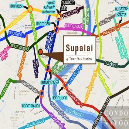 ขายคอนโดศุภาลัย ลอฟท์ สถานีตลาดพลู ขนาด 63.12 ตารางเมตร ชั้น31 