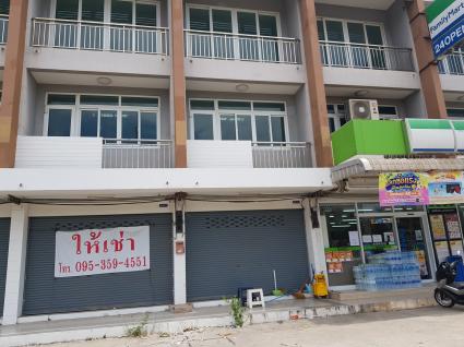 ให้เช่าตึกแถวสินสาคร ติด family mart หน้าหมู่บ้านซื่่อตรงสารินและนิคมอุตสาหกรรมสินสาคร เหมาะแก่การทำธุระกิจ แหล่งชุมชน ทำเลดี