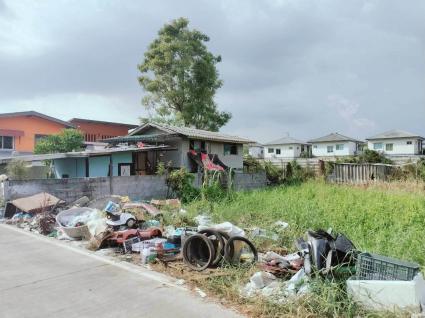 ขายที่ดินคลองสาม 100 ตรว ติดถนนคอนกรีตสาธารณะ ซ.คลองสาม 1/7 อ.คลองหลวง จ.ปทุมธานี